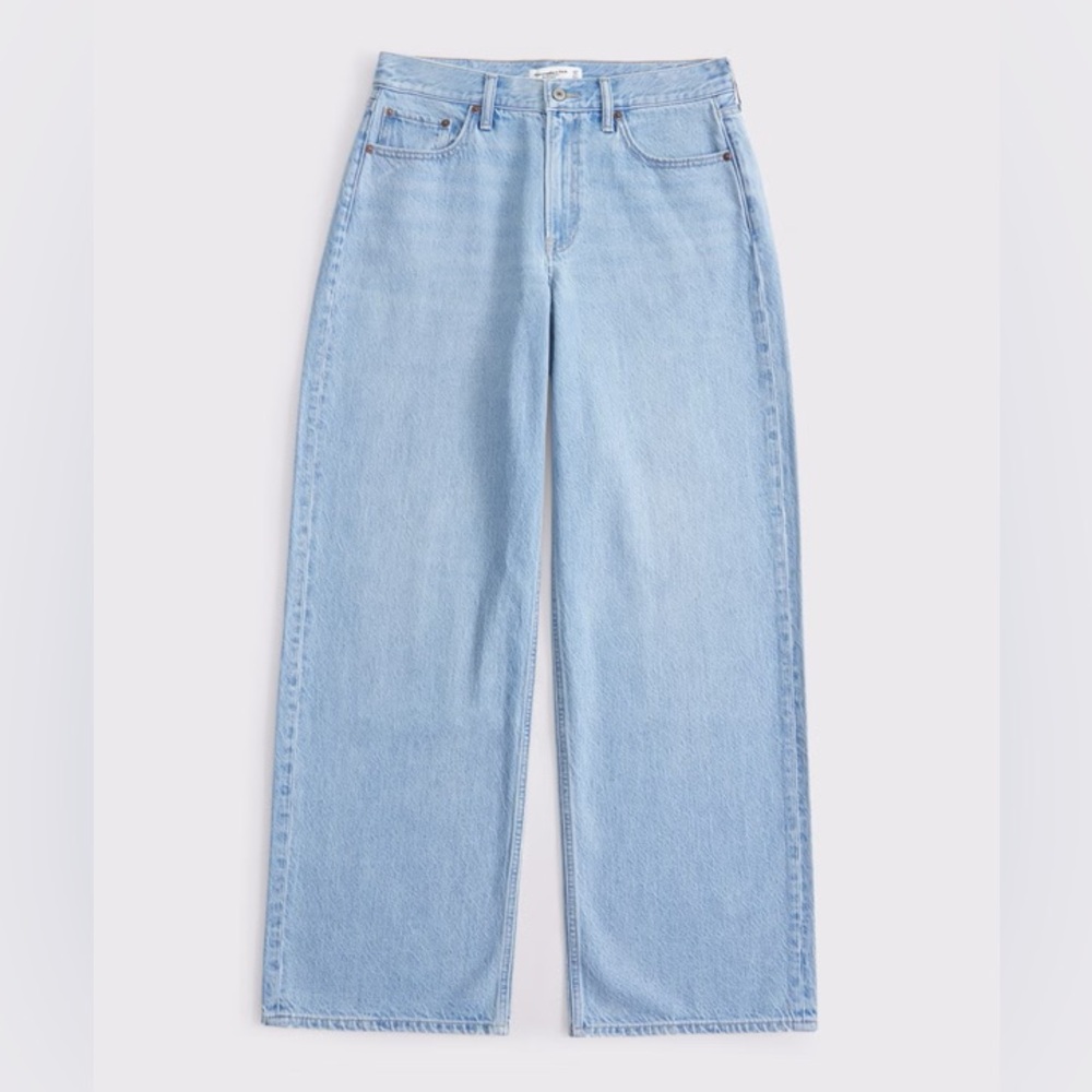 Abercrombie & Fitch Curve Love Low Rise Ultra Loose Jean - 29 Short